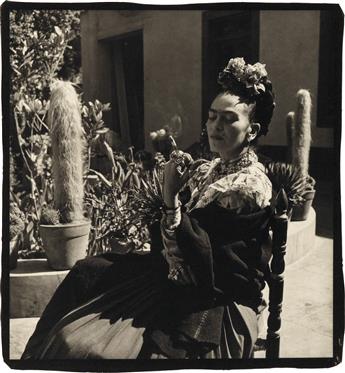(KOLKO, BERNICE) (1905-1970) Portfolio titled Ten Photographs of Frida Kahlo.